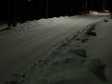 Sysmä Päijänne, winter night in Finland
