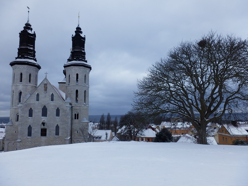 Visby in winter, Sweden